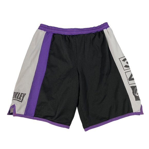 Vintage Nike CB34 Barkley Black / Purple Mesh Shorts - Picture 1 of 9